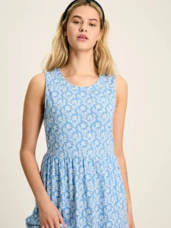 Best Joules Jayne Jersey Tiered Dress Blue