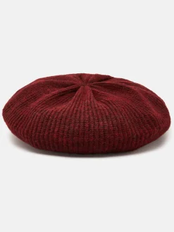 Discount Joules Joelle Burgundy Red Knitted Beret BurgundyRed