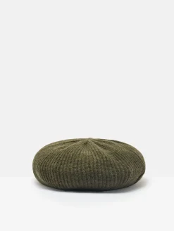 Outlet Joules Joelle Khaki Green Knitted Beret KhakiGreen
