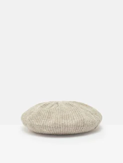 New Joules Joelle Knitted Beret Oatmeal