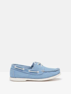 Sale Joules X Chatham Jetty Deck Shoes Blue
