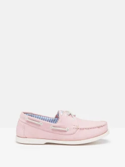 Discount Joules X Chatham Jetty Deck Shoes Pink