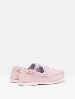 Discount Joules X Chatham Jetty Deck Shoes Pink
