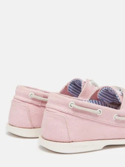 Discount Joules X Chatham Jetty Deck Shoes Pink