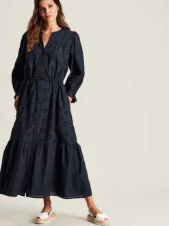 Best Joules Juliana Broderie Dress Navy