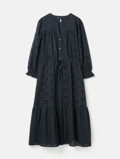 Best Joules Juliana Broderie Dress Navy