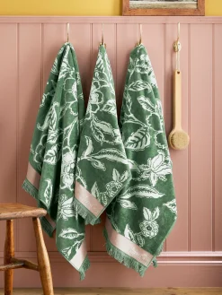 Clearance Joules Juliette 100% Cotton Towel Green