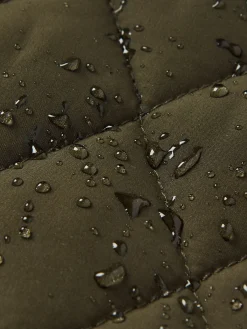 Hot Joules Kids' Atwell Khaki Green Showerproof Reversible Gilet KhakiGreen