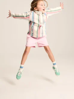 Outlet Joules Kids' Burnham Multi Stripe Funnel Neck Sweatshirt MultiStripe