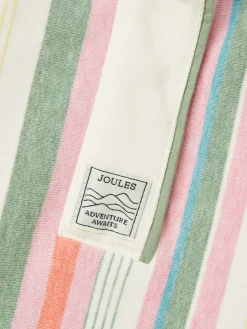 Outlet Joules Kids' Burnham Multi Stripe Funnel Neck Sweatshirt MultiStripe