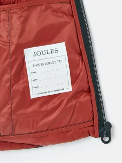 Hot Joules Kids' Cairn Navy Blue Showerproof Padded Coat NavyBlue