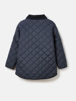 Sale Joules Kids' Mayberry Navy Blue Quilted Jacket NavyBlue