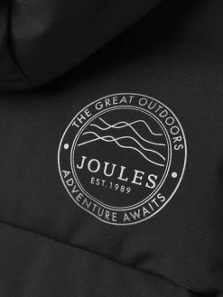 Online Joules Kids' Padwell Waterproof Padded Coat Black