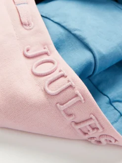 Clearance Joules Kids' Parkside Colour Block Hoodie With Pocket ColourBlock