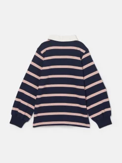 Online Joules Kids' Sammie Stripe Rugby Top Blue