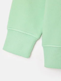 Discount Joules Kids' Sundaze Crew Neck Slogan Sweatshirt Green