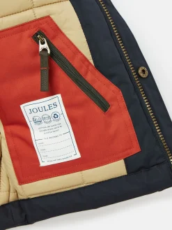Discount Joules Kids' Ultimate Navy Blue Waterproof Coat with Quilted Lining NavyBlue