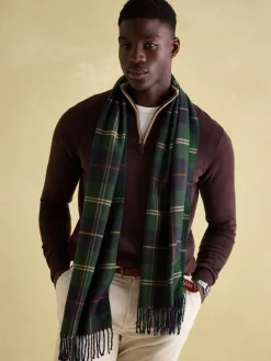 Discount Joules Langtree Green & Navy Scarf Green&Navy