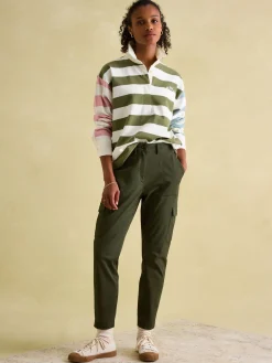 Online Joules Lara Boxy Fit Rugby Shirt Multi