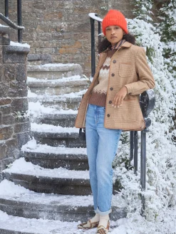 Discount Joules Launton Tweed Jacket Check