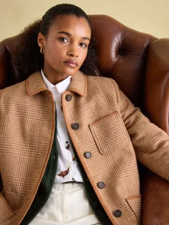 Discount Joules Launton Tweed Jacket Check