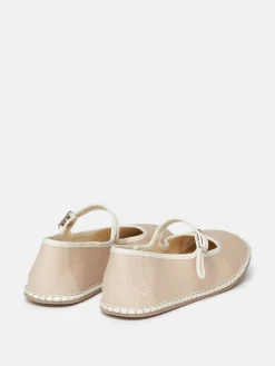 Best Joules Maddison Canvas Mary Jane Shoes Neutral