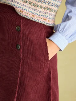 Online Joules Maize Skirt Burgundy