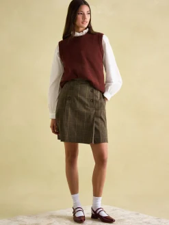 Best Joules Maize Skirt Check