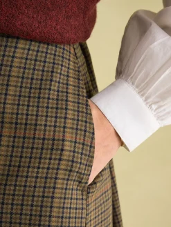 Best Joules Maize Skirt Check