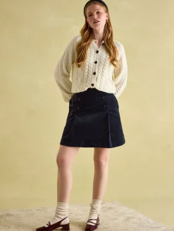 New Joules Maize Skirt Navy