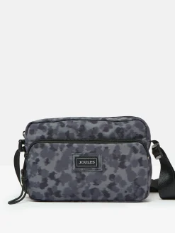 Online Joules Marlow Cross Body Bag Black/Animal
