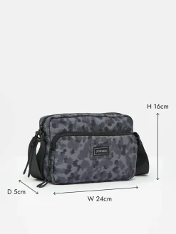 Online Joules Marlow Cross Body Bag Black/Animal