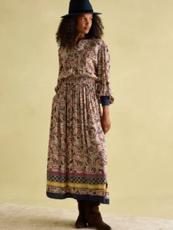 Hot Joules Maude Navy Blue Wool Fedora Hat NavyBlue