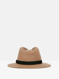Hot Joules Maude Wool Fedora Neutral