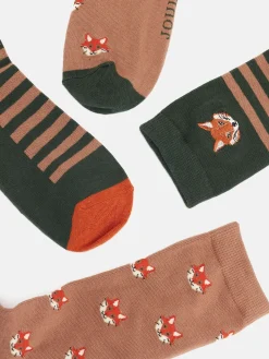 Clearance Joules Men's Kingsbury 2 Pack Socks (size 7-12) Green