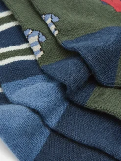 Best Joules Men's Kingsbury 2 Pack Socks (size 7-12) Green/Navy