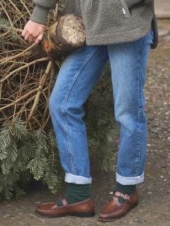 Joules Mid Blue Straight Fit Jeans MidBlue