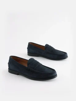 New Joules Navy Blue Penny Loafers NavyBlue