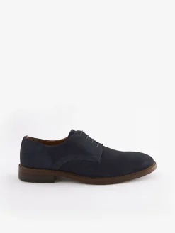 New Joules Navy Blue Suede Derby NavyBlue
