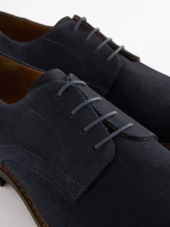 New Joules Navy Blue Suede Derby NavyBlue