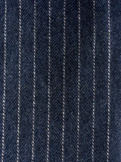 Discount Joules Slim Fit Pinstripe Suit Trousers Navy