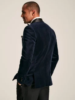 Best Joules Slim Fit Velvet Blazer Navy