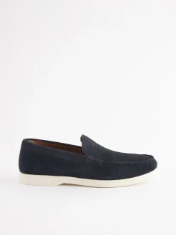 Clearance Joules Navy Suede Apron Loafers NavySuede