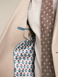 Sale Joules Slim Textured Suit Jacket Neutral