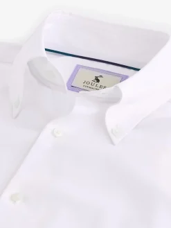 Hot Joules Next Regular Fit Twill Single Cuff Shirt White
