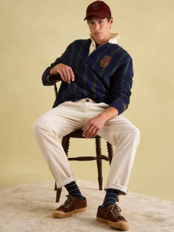 Joules Oaksey Jumbo Cord Trousers Cream