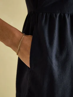 Discount Joules Ophelia Sleeveless Tiered Dress Navy