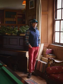 Sale Joules Straight Leg Corduroy Trousers Orange