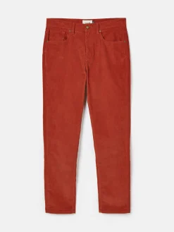 Sale Joules Straight Leg Corduroy Trousers Orange