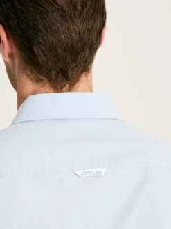 Sale Joules Oxford Short Sleeve Classic Fit Shirt Blue